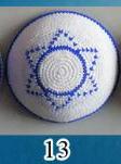Load image into Gallery viewer, Jewish Kippah Jewish Dome Kippa Juif Cipa Jerusalem Israel Jewish Little Hat Clothing Headdress Toque Cap Handmade Kipa Kipot