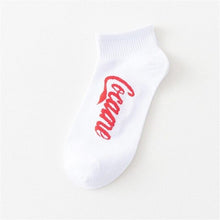 Load image into Gallery viewer, Men Socks Alphabet Cotton Street Hip Hop Short Socks Casual Solid Color Military Hemp Personality Socks Men Women Cotton Socks