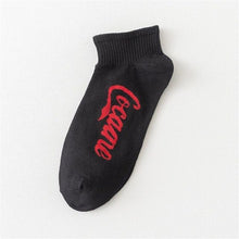 Load image into Gallery viewer, Men Socks Alphabet Cotton Street Hip Hop Short Socks Casual Solid Color Military Hemp Personality Socks Men Women Cotton Socks