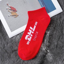 Load image into Gallery viewer, Men Socks Alphabet Cotton Street Hip Hop Short Socks Casual Solid Color Military Hemp Personality Socks Men Women Cotton Socks