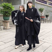 Load image into Gallery viewer, Adult Couples Black Hanfu Sets Traditional Chinese Fancy Dress Couple Halloween Cosplay Costume For Men/Women Plus Size 4XL 5XL
