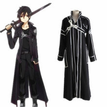 Load image into Gallery viewer, HOT Anime Sword Art Online Kirito Cosplay Costume Fancy Halloween Costumes for Adult Men Kirito SAO Kirigaya Kazuto Costume Suit
