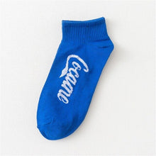 Load image into Gallery viewer, Men Socks Alphabet Cotton Street Hip Hop Short Socks Casual Solid Color Military Hemp Personality Socks Men Women Cotton Socks
