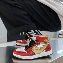 Load image into Gallery viewer, Anime Naruto Canvas Shoes Sasuke Men Vulcanized Shoes Kakashi Sneakers Gaara  Madara Pain Cosplay School  Outdoor Travel Shoes
