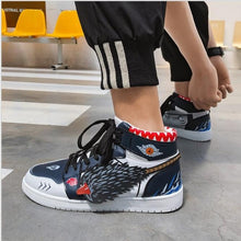 Load image into Gallery viewer, Anime Naruto Canvas Shoes Sasuke Men Vulcanized Shoes Kakashi Sneakers Gaara  Madara Pain Cosplay School  Outdoor Travel Shoes
