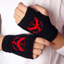 Load image into Gallery viewer, Anime Pokemon Go Team Sign Knitting Gloves Cotton Warm Half Finger Wrist Mittens
