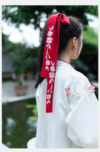 Load image into Gallery viewer, Couples Chinese Traditional Hanfu Men Crane Embroidered Tang Suit Women Dress Hanfu Long Robe Kimono Performance Cosplay Costume
